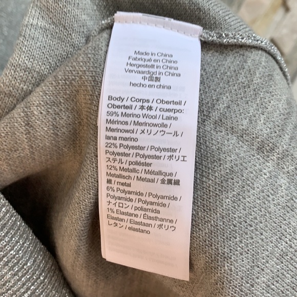 NWT J. Crew Lurex Twist Back Dress - Picture 15 of 15